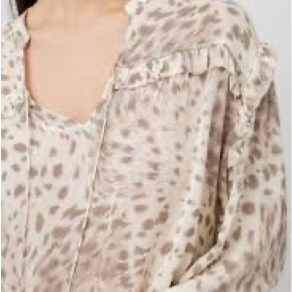RAILS BLOUSE, Lydia Top Puma, Cream / Taupe M - Picture 10 of 11